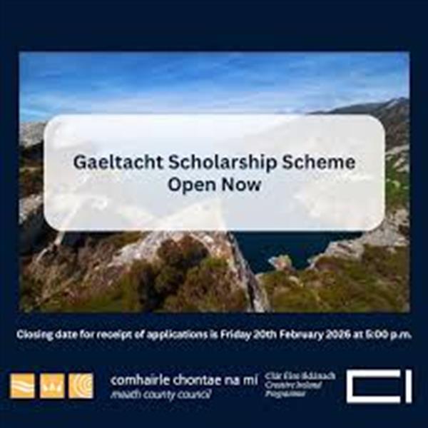 Meath County Council Gaeltacht Scholarship Grants 2026