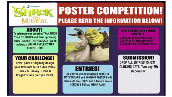 Junior Cycle Poster Competition!