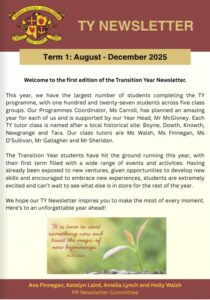 TY 25 - 26 Christmas Newsletter