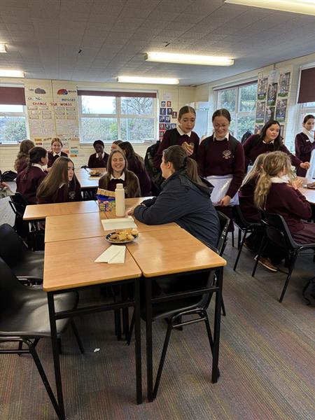 Student Leadership Team with First Years - Wellbeing