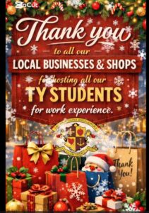 Loreto St Michael's TY Work Experience 25-26
