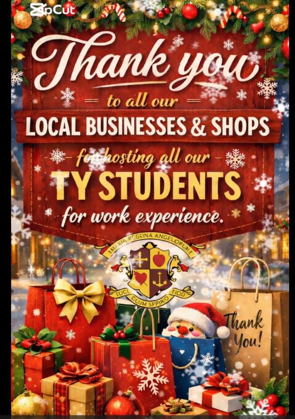 Loreto St Michael's TY Work Experience 25-26